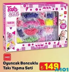 MGS OYUNCAK BONCUKLU TAKI YAPMA SETİ fiyat ve kampanya bilgisi